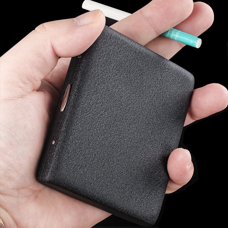 Smoking & Vaping Accessories - 20'li Paket Siyah Buzlu Metal Sigara