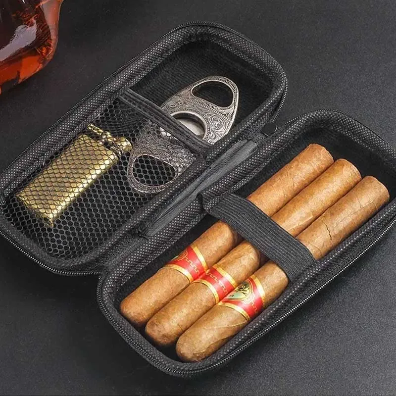 Smoking & Vaping Accessories - Taşınabilir Puro Kutusu EVA Hafif Seyahat