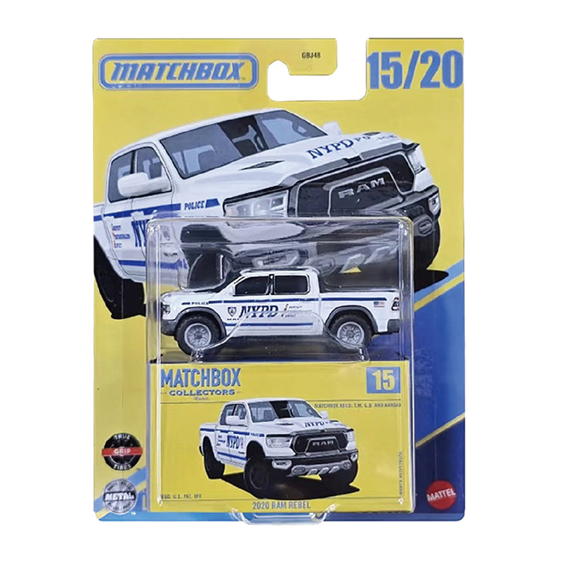 Battery Case Storage - Orijinal Mattel Matchbox 1/64 NYPD 2020