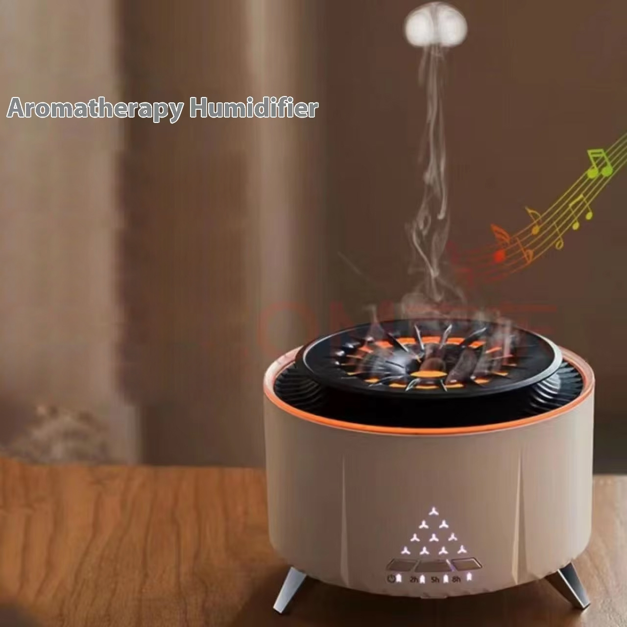 Vape Ring - Beyaz Gürültü Volkanik Lav Nemlendirici Yaratıcı